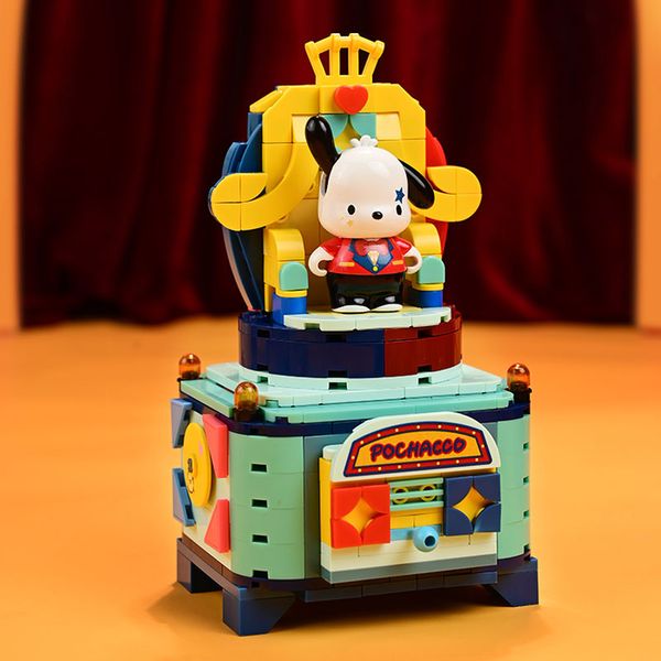 Mô hình khối gạch Keeppley Sanrio Magic Circus Pochacco K20828 sáng tạo cho trẻ em dễ thương chất liệu nhựa an toàn quà tặng sinh nhật khen thưởng kỉ niệm dịp đặc biệtí