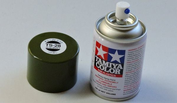 Sơn xịt mô hình Tamiya TS-28 Olive Drab 2 - 85028  Sơn Lacquer tổng hợp chất lượng tốt giá cả hợp lí