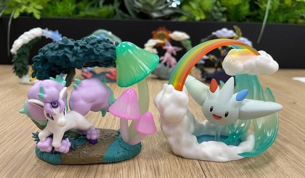 Mô hình Pokemon Circular Diorama Collection Re-Ment Blind Box đẹp mắt dễ thương quà tặng fan người hâm mộ