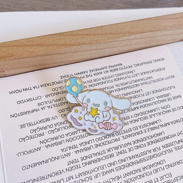 Huy hiệu pin kim loại nhân vật Sanrio Party Kawaii trang trí áo khoác balo túi đeo chéo
