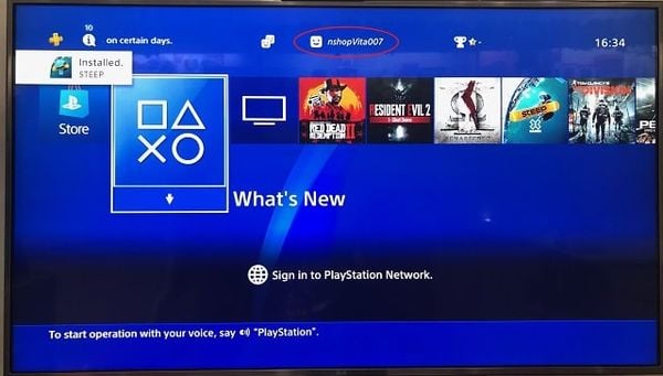 login 2nd controller to play ps4 2 player game