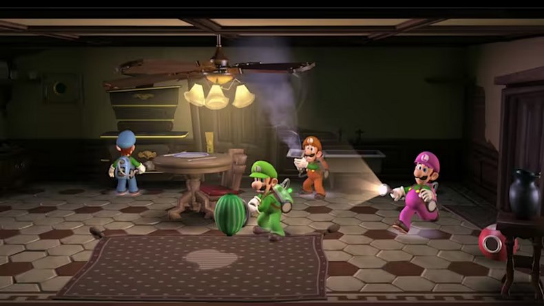 Khi chơi Luigi’s Mansion 2 HD, bạn sẽ cùng với tối đa 3 người chơi co-op