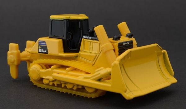 Đồ chơi mô hình xe Tomica No. 56 Komatsu Bulldozer D155AX-6 máy ủi đất đẹp rẻ chất lượng tốt màu vàng chi tiết cao cấp chính hãng mua trang trí trưng bày