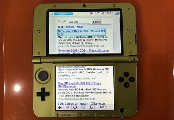 Surf the web on 2DS and 3DS game consoles