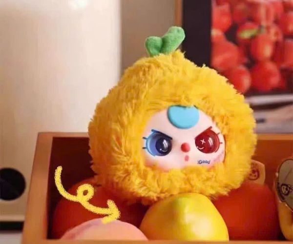 Hộp Mù Baby Three Fruit Orchard Plush RB02 với kiểu dáng ngộ nghĩnh, siêu dễ thương treo ba lô túi xách