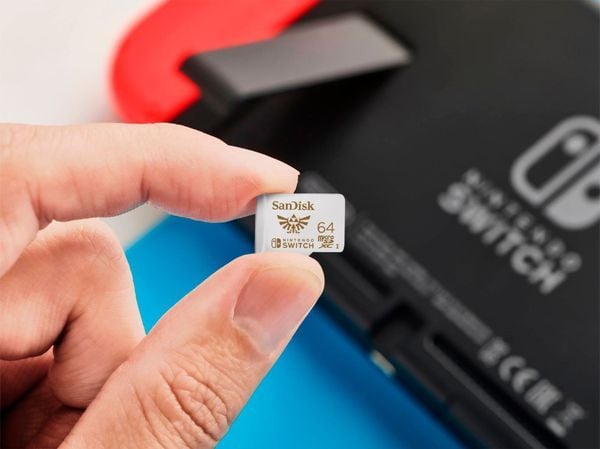 lưu game với thẻ nhớ SanDisk MicroSDXC UHS-I 64GB Nintendo Switch