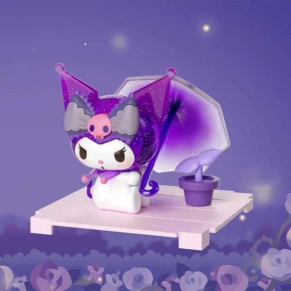 Trò chơi nhân phẩm Mô Hình Kuromi Dream Rose Garden Moetch Blind Box MM01 cực dễ thương