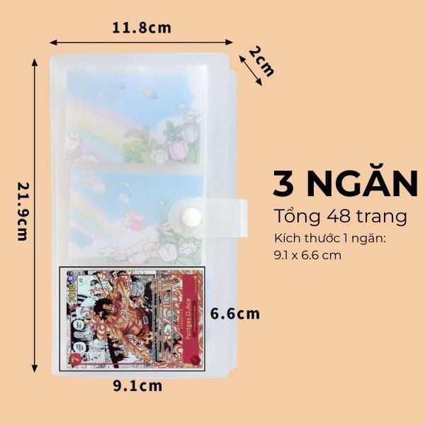 Album trong suốt sưu tập thẻ bo góc TCG nhiều cỡ 3 ngăn mua ngay tại nShop