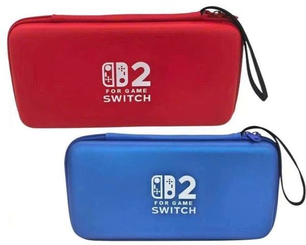 Bóp đựng Nintendo Switch 2 Logo Cơ Bản màu xanh đỏ tươi sáng rực rỡ dành riêng cho game thủ, có bán tại nShop