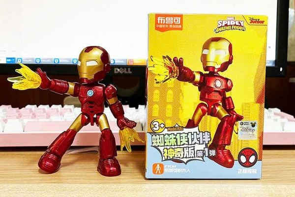 hướng dẫn lắp ráp Spidey Amazing Friends Iron Man Tony Stark Model Kit Blokees 74804 model kit nhựa cao cấp cực ngầu