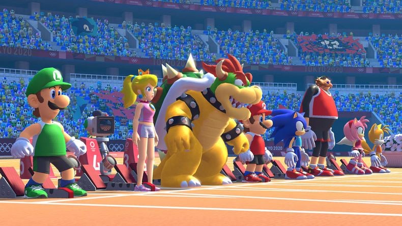 Mario & Sonic at the Olympic Games Tokyo 2020 game 4 người chơi