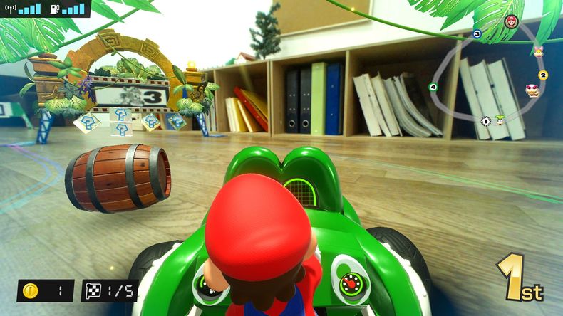 Mario Kart Live Home Circuit Barrel Temple