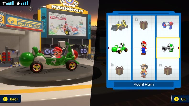 Mario Kart Live Home Circuit xe yoshi