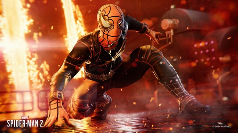 Marvel’s Spider-Man 2 bản mới nhất update cùng lúc 8 bộ trang phục