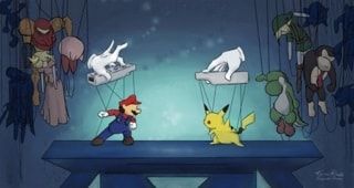 Master Hand super smash bros