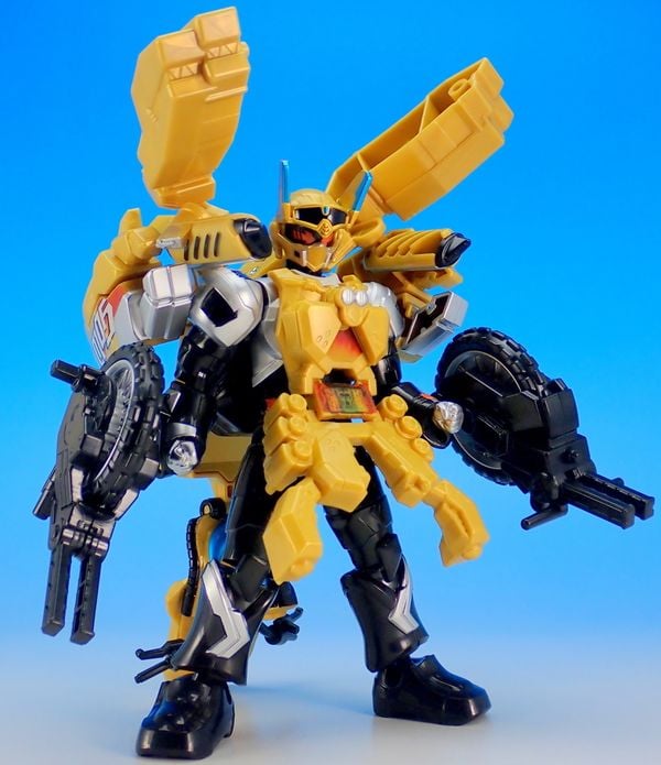 Mô hình Souchaku Henshin Kamen Rider Gotchard 2 Goldmechanichor Lightning Jungle kết hợp chuyển động đẹp mắt chất lượng tốt chi tiết cao cấp chínhh hãng nhật bản mua trưng bày