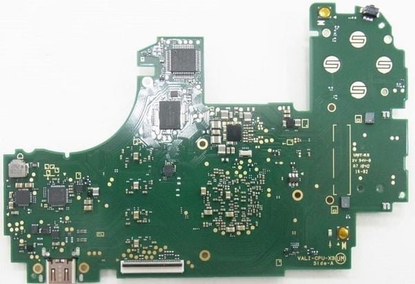 mặt sau mainboard máy Nintendo Switch Lite