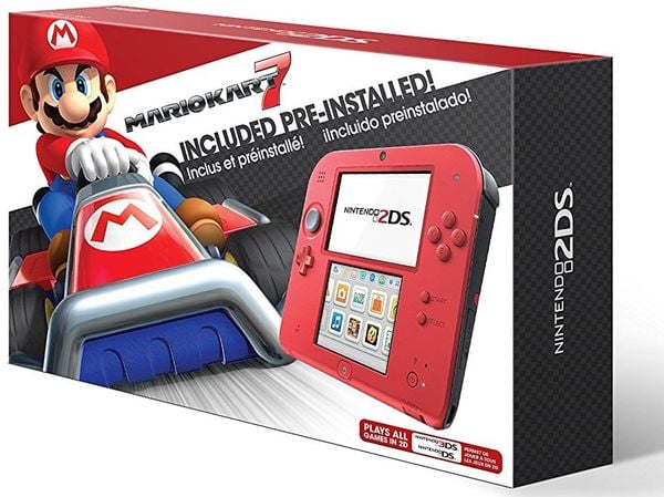 Máy chơi game Nintendo 2DS đỏ nShop 