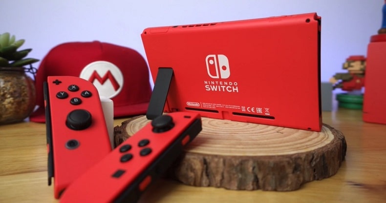 Máy Nintendo Switch đáng mua nhất Mario Red and Blue