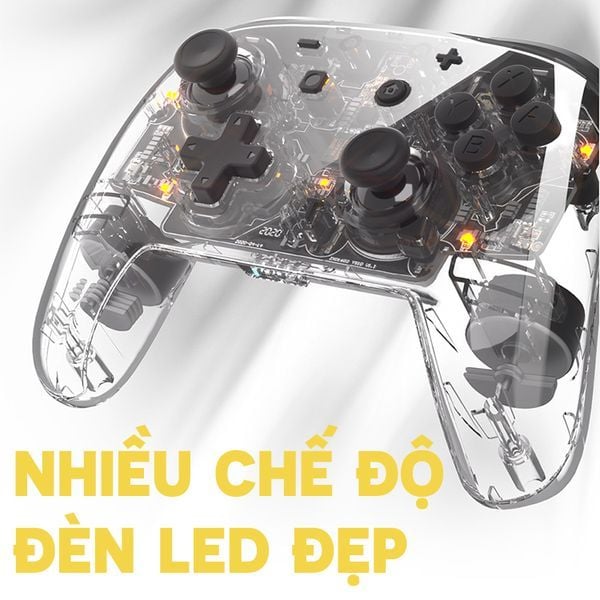 game shop bán Tay cầm Pro Controller trong suốt IINE PMW Nintendo Switch