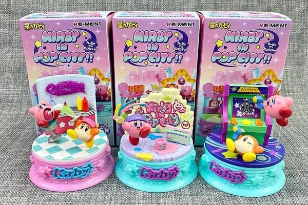 Hộp Mù Kirby in Pop City Re-Ment Blind Box 20859 mô hình siêu đáng yêu, chi tiết sắc nét tại nShop