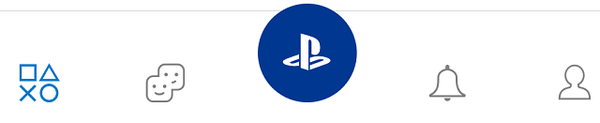 Playstation application menu