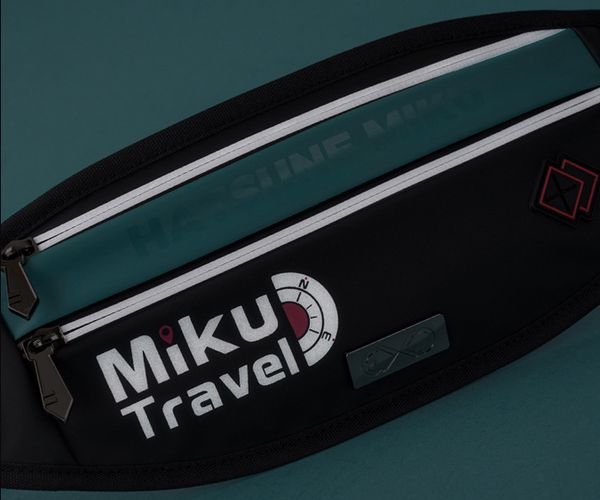 Túi Bao Tử Vocaloid Hatsune Miku Travel dành cho các bạn trẻ, thiết kế đa năng, hợp với mọi outfit