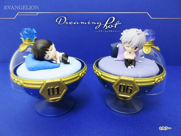 Mô hình Evangelion Dreaming Pot Re-Ment Blind Box đẹp mắt dễ thương quà tặng fan người hâm mộ
