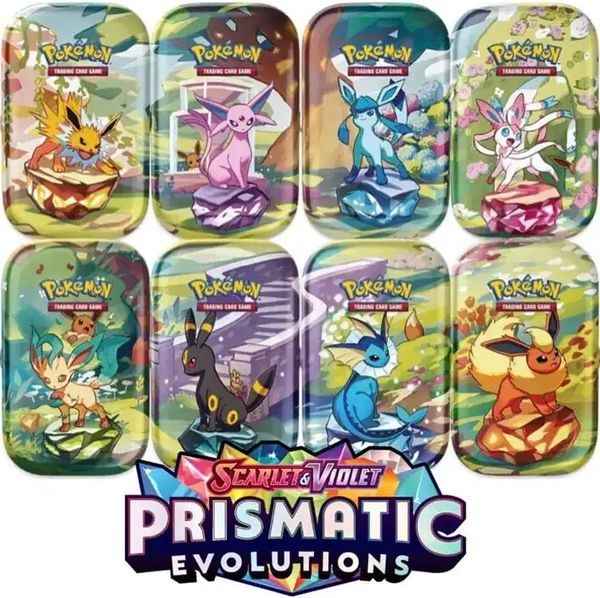 Thẻ bài PT113 Pokemon TCG SV8.5 Prismatic Evolutions Mini Tin tại nShop nổi bật với các thẻ bài mạnh mẽ và hình vẽ siêu đẹp