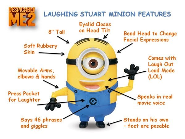 MINION STUART LAUGHING ACTION FIGURE