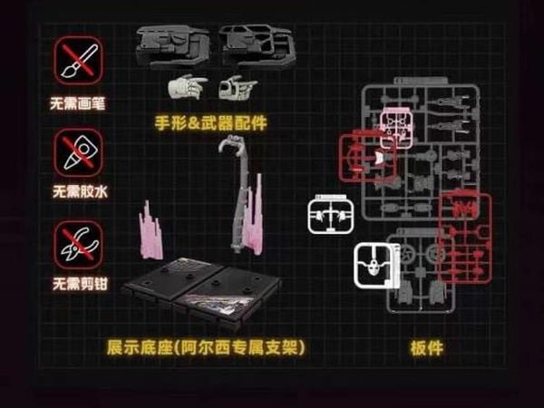 Mô hình lắp ráp Transformers Model Kit Classic Class 07 Arcee 10cm Luminous Eyes & Chest Blokees 71152 chi tiết có màu sắc đẹp mắt ấn tượng