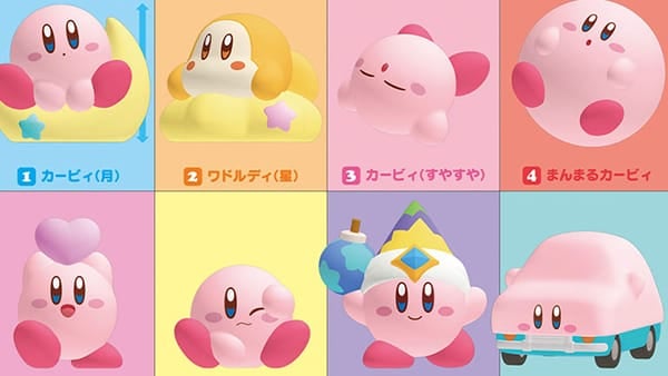 Mô hình figure Kirby's Dream Land Kirby Friends 3 dễ thương trưng bày