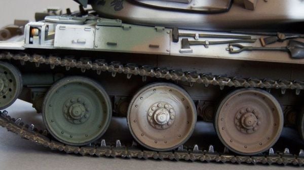 mô hình JGSDF Type 74 Tank Winter Version 1-35 Tamiya 35168 Nhật Bản