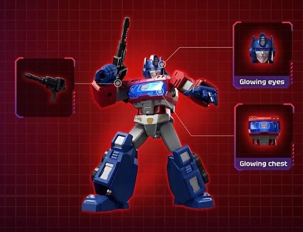 Mô Hình Orion Pax Có Đầy Đủ Led Và Các Phụ Kiện