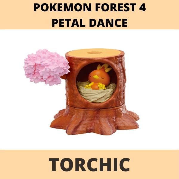 Mô hình Pokemon Forest 4 Petal Dance Re-ment Torchic