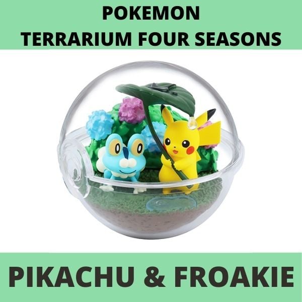 Mô hình Pokemon Terrarium Four Seasons Pikachu & Froakie