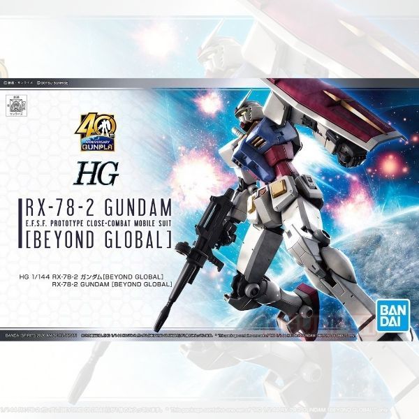 Mô hình RX-78-2 Gundam Beyond Global HG chính hãng Bandai