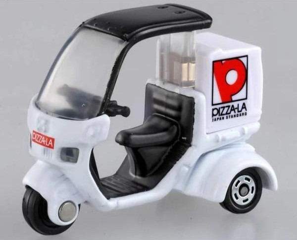 Mô hình Tomica No. 99 Pizza-La Delivery Bike Honda Gyro Canopy