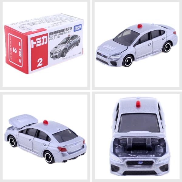 Mô hình xe cảnh sát Tomica No. 2 Subaru WRX S4 Unmarked Police Car
