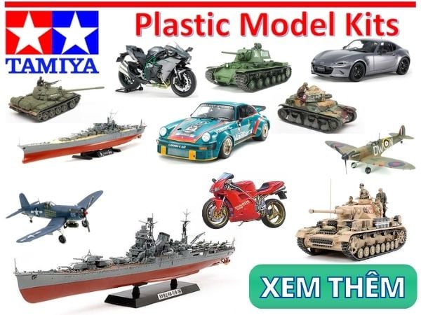 Mô hình Tamiya chính hãng giá rẻ nhất - Mô hình xe cộ quân sự tàu chiến máy bay