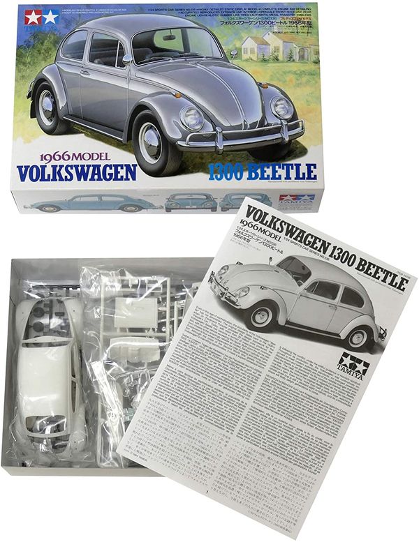 mô hình xe hơi Volkswagen 1966 1300 Beetle 1-24 Tamiya 24136 đẹp nhất