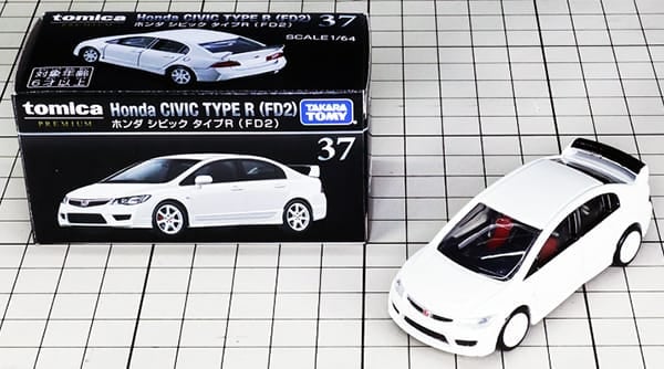 Mô hình xe tỉ lệ 1-64 Tomica PRM No. 37 Honda Civic Type R