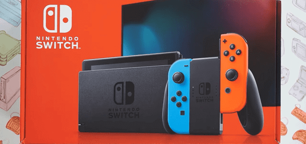 mở hộp Nintendo Switch 2019
