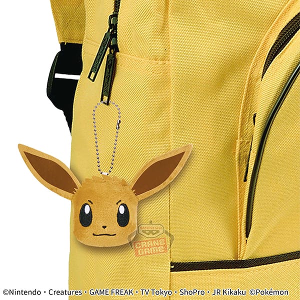 Móc khóa Pokemon Eevee bằng bông chính hãng Nhật