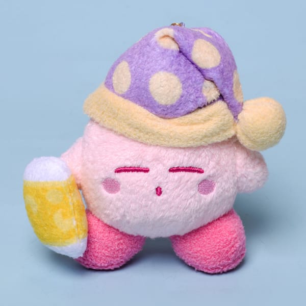 Móc khóa thú bông Kirby năng lực Sleep