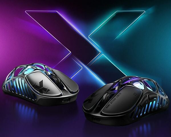 Mercury X Wireless Gaming Mouse chuột chơi game không dây, LED RGB, pin lâu, phù hợp mọi nhu cầu