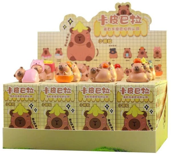 Mua Hộp Mù Capybara Đồ Ăn Hàng Đầu Blind Box mở random test nhân phẩm siêu vui