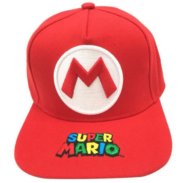 Mũ nón lưỡi trai Super Mario M Đỏ