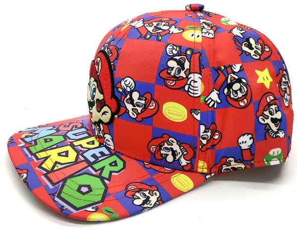 Mũ thể thao Mũ nón lưỡi trai Super Mario Red giả