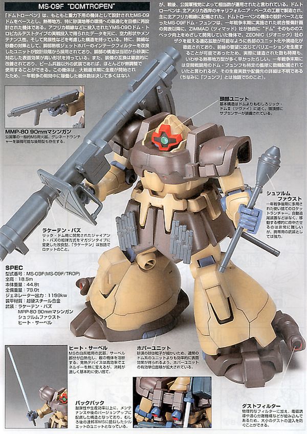 mua bán Dom Tropen Sand Brown HGUC Gundam giá rẻ